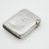 Victorian Sterling Silver Farthing Coin Set Vesta Case Antique 1900 Chester
