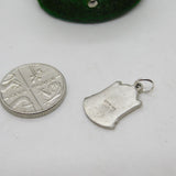 Sterling Silver & Enamel Hampshire Crest Charm Pendant Vintage c1970