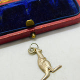 Sterling Silver Australian Kangaroo Charm Pendant Vintage c1970