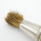 Victorian Sterling Silver Travelling Shaving Brush Antique 1865 London