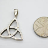 Sterling Silver Celtic Knot Charm Pendant Vintage c1970