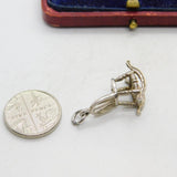 Sterling Silver Rocking Chair Charm Pendant Vintage c1970
