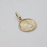 Sterling Silver St Christopher Travel Charm Pendant Vintage c1970s