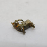 Sterling Silver Cat Kitten Charm Pendant Vintage c1970s