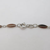 Sterling Silver Shimmering Link Pattern Bracelet Vintage c1990s