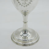 Victorian Silver Plated 'IHS' Communion Wine Chalice Antique c1880