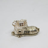 Sterling Silver "Old Woman That Lived In A Shoe" Charm Pendant Vintage c1970