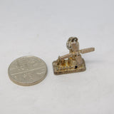 Sterling Silver Windmill Charm Pendant Vintage c1970