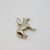 Sterling Silver Standing Horse Charm Pendant Vintage c1970