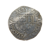 Elizabeth I Hammered Silver Shilling Coin Antique 1560-61 'Cross Crosslet'