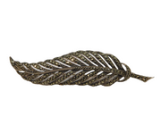 Shipton & Co Scottish Sterling Silver & Marcasite Fern Leaf Brooch Antique