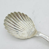 Scottish George IV Sterling Silver Tea Caddy Spoon Antique 1822 Edinburgh
