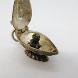 Sterling Silver Genie in the Lamp Charm Pendant Vintage c1970
