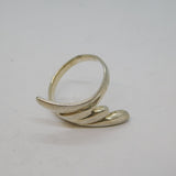Sterling Silver Wing Style Spray Ring Vintage c1970