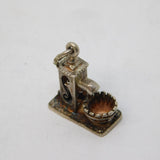 Sterling Silver Water Pump Charm Pendant Vintage c1970
