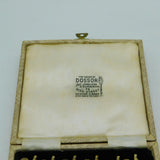 Edwardian Boxed Set of Sterling Silver Gilt Chicken Cocktail Sticks Antique