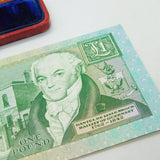 Mint Condition States Of Guernsey £1 Bank Note c1985 Perfect Uncirculated
