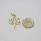Sterling Silver Tree Of Life Charm Pendant Contemporary c2010s