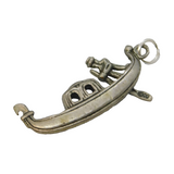 Sterling Silver Venetian Gondola Charm Pendant Vintage c1970