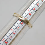 Sterling Silver Flat Braid Band Ring Vintage c1970 Size R 1/2