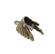 Sterling Silver Native American Head Dress Charm Pendant Vintage c1970s
