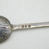 Asprey Boxed Britannia Silver Floral Picture Back Teaspoons Antique 1936 London