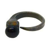 19th Century Iron Horse Nail Conversion Ring Antique c1860s