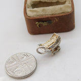 Sterling Silver Baby in the Pram Charm Pendant Vintage c1970