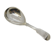 George IV Sterling Silver Fiddle Pattern Tea Caddy Spoon Antique 1827 London