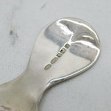 Sterling Silver Minimalist Tea Caddy Spoon Vintage 2003 Birmingham
