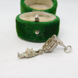 Sterling Silver Opening Church Charm Pendant Vintage c1970