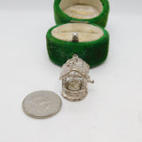 Sterling Silver Wishing Well Charm Pendant Vintage c1970