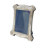 Sterling Silver Mounted Bow & Wreath Pattern Picture Frame Vintage Sheffield