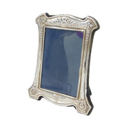 Sterling Silver Mounted Bow & Wreath Pattern Picture Frame Vintage Sheffield