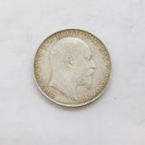 KIng Edward VII Sterling Silver Florin Coin Antique 1903 Very Fine Condition