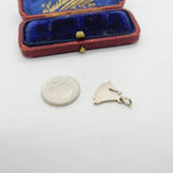 Sterling Silver Sailing Boat Charm Pendant Vintage c1970