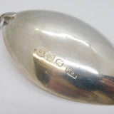 Elizabeth Morley George III Sterling Silver Leaf Form Tea Caddy Spoon Antique