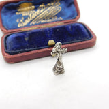 Sterling Silver Figure in the Wind Charm Pendant Vintage c1970