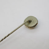 Victorian Silver Plated & Shell Set Stick Pin Antique c1890s