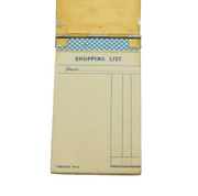 Art Deco Silver Plated Engine Turned 'Shopping List' Book Antique c1940s