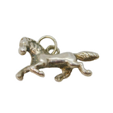 Sterling Silver Horse Or Pony Charm Pendant Vintage c1970