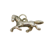 Sterling Silver Horse Or Pony Charm Pendant Vintage c1970