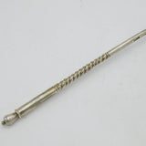 19th Century Russian Imperial .84 Silver Gilt Floral Pattern Teaspoon Antique