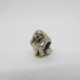 Sterling Silver Enamel Disney Dog Charm Pendant Vintage c1970