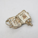 Sterling Silver Opening Film Camera Charm Pendant Vintage c1970