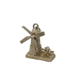 Sterling Silver Windmill Charm Pendant Vintage c1970