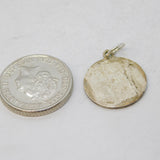 Sterling Silver St Christopher Charm Pendant Vintage c1970