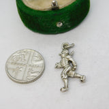 Sterling Silver Marching Soldier Charm Pendant Vintage c1970