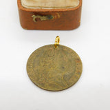 Georgian Base Metal Guinea Style Novelty Gaming Counter Pendant Fob 1790 Antique