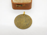 Georgian Base Metal Guinea Style Novelty Gaming Counter Pendant Fob 1790 Antique